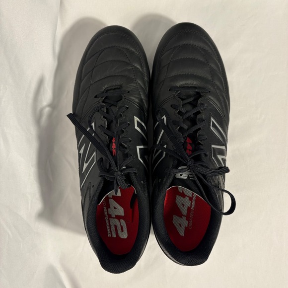New Balance 442 V2 Team FG Soccer Cleats Black Leather Performance Mens 11 - Picture 6 of 9